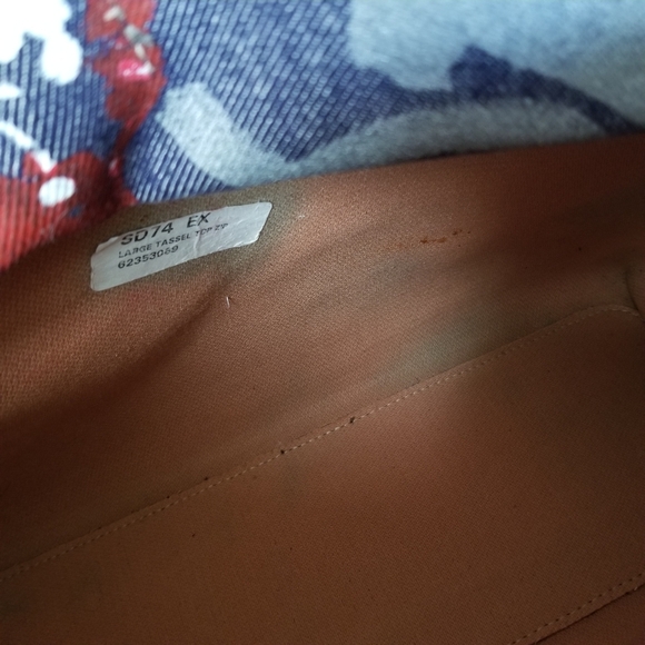 Dooney & Bourke Denim Grafitti Splatter Shoulder Bag - Picture 13 of 16